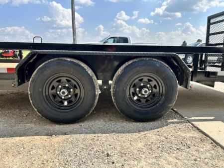 New 2027 H&H Trailers 82"X20' 9.9K HD DOVETAIL 4' TALL LADDER GATE Utility Trailer