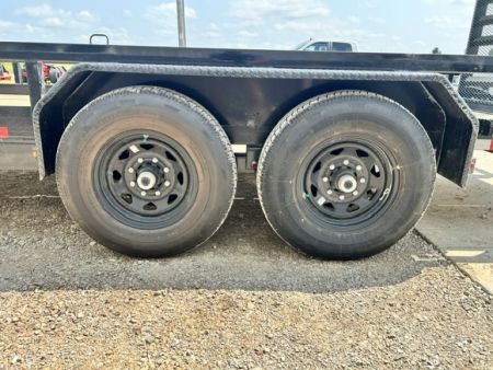 New 2026 H&H Trailers 82"X18' 14K HD UTILITY STAND UP RAMPS Utility Trailer