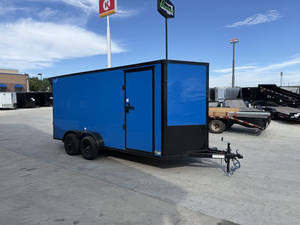 New 2027 Sawyer Trailers 716 TALL blackout Cargo / Enclosed Trailer