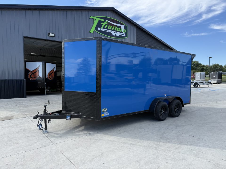 New 2027 Sawyer Trailers 716 TALL blackout Cargo / Enclosed Trailer