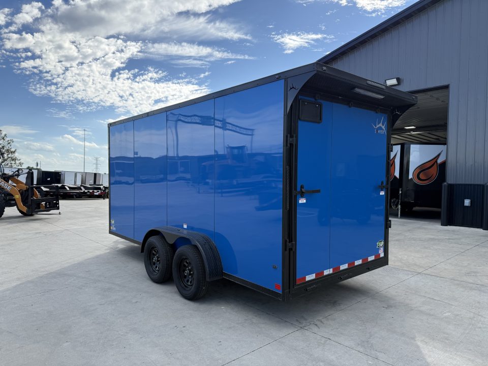 New 2027 Sawyer Trailers 716 TALL blackout Cargo / Enclosed Trailer
