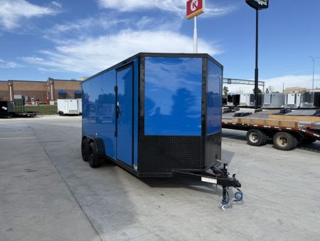 New 2027 Sawyer Trailers 716 TALL blackout Cargo / Enclosed Trailer