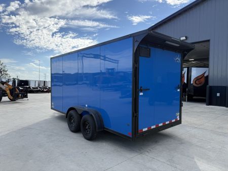 New 2027 Sawyer Trailers 716 TALL blackout Cargo / Enclosed Trailer
