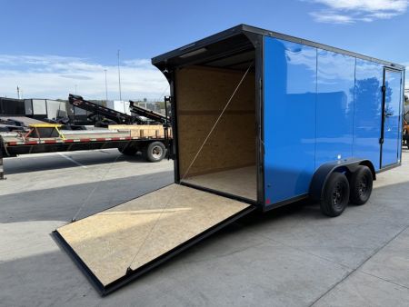 New 2027 Sawyer Trailers 716 TALL blackout Cargo / Enclosed Trailer