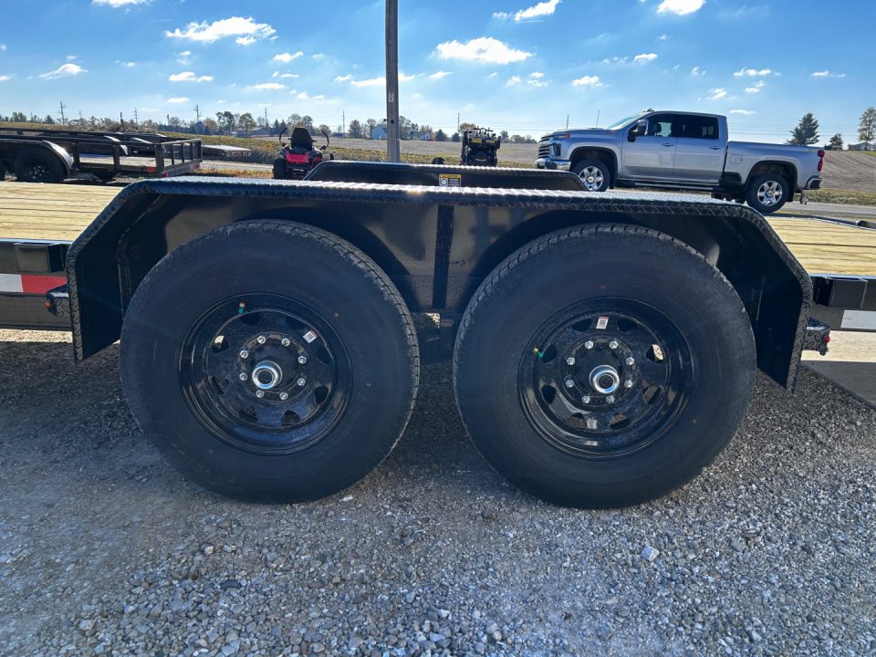 New 2027 H&H Trailers 82"X22' GN 14K GVWR STAND-UP RAMPS Equipment Trailer