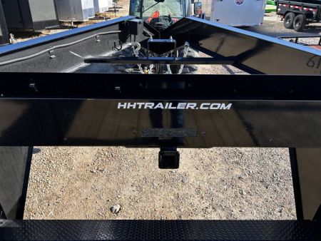 New 2027 H&H Trailers 82"X22' GN 14K GVWR STAND-UP RAMPS Equipment Trailer