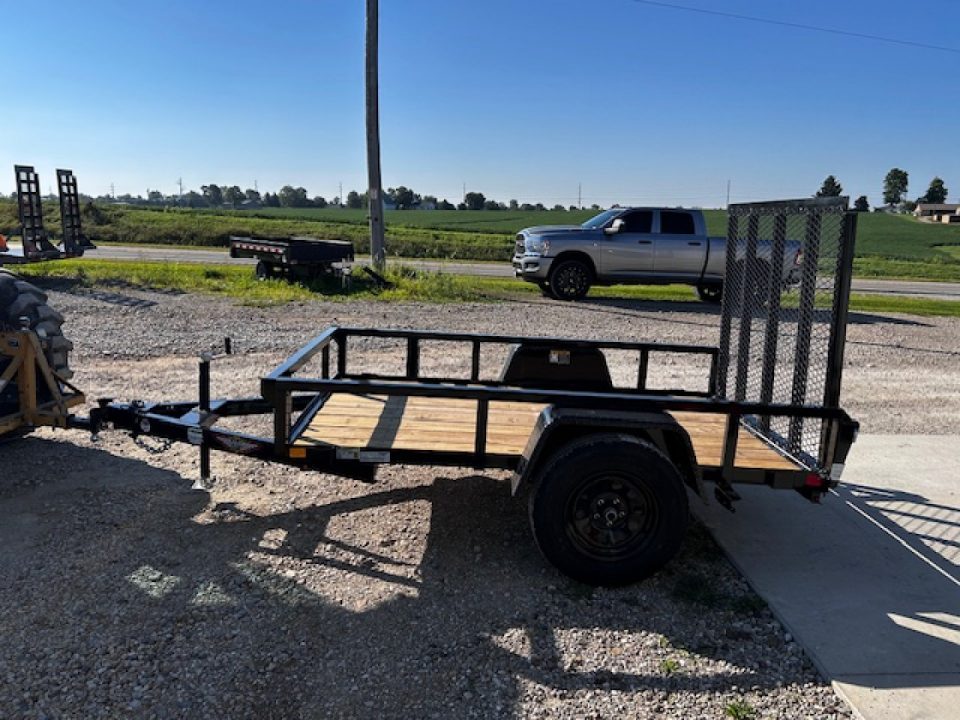 New 2027 H&H Trailers 5'X8' Rail Side 2990k gvwr Utility Trailer