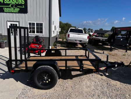 New 2027 H&H Trailers 5'X8' Rail Side 2990k gvwr Utility Trailer