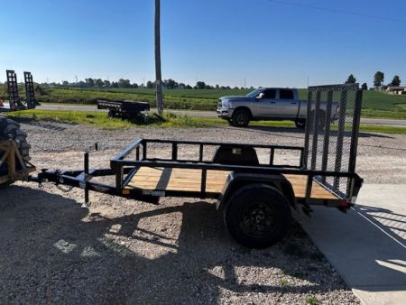 New 2027 H&H Trailers 5'X8' Rail Side 2990k gvwr Utility Trailer