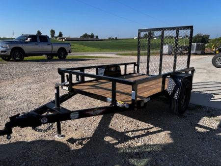 New 2027 H&H Trailers 5'X8' Rail Side 2990k gvwr Utility Trailer