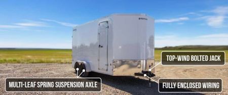 New 2027 Royal Cargo Trailers 7 X 16 +V Cargo / Enclosed Trailer