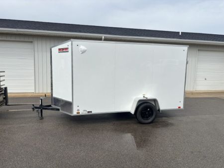 New 2027 Discovery Trailers 6x12 Enclosed Trailer Ramp Door