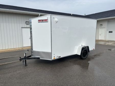 New 2027 Discovery Trailers 6x12 Enclosed Trailer Ramp Door