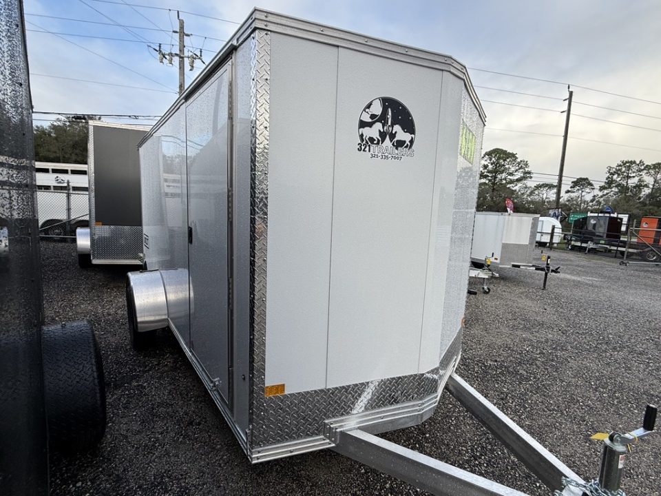 New 2026 Mission 6x12 All-Aluminum Enclosed Trailer | Rear Ramp | 4-Year Warranty Cargo / Enclosed Trailer