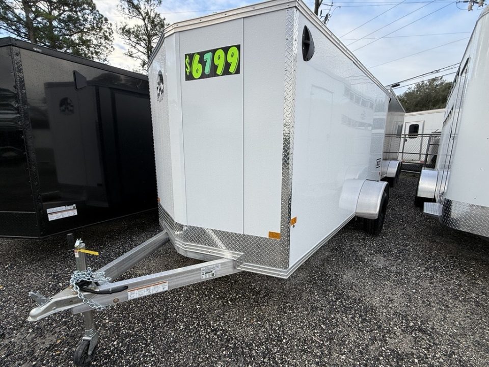 New 2026 Mission 6x12 All-Aluminum Enclosed Trailer | Rear Ramp | 4-Year Warranty Cargo / Enclosed Trailer