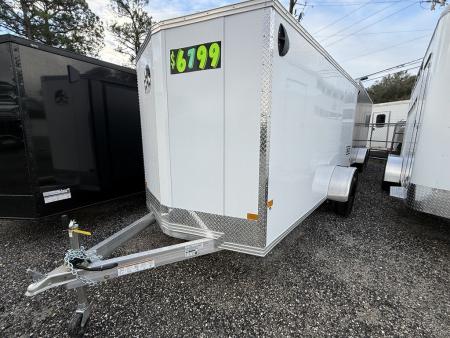 New 2026 Mission 6x12 All-Aluminum Enclosed Trailer | Rear Ramp | 4-Year Warranty Cargo / Enclosed Trailer