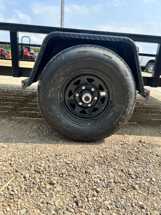New 2027 H&H Trailers 82"X14' Rail Side Dovetail W/ BRAKES 5k gvwr Utility Trailer