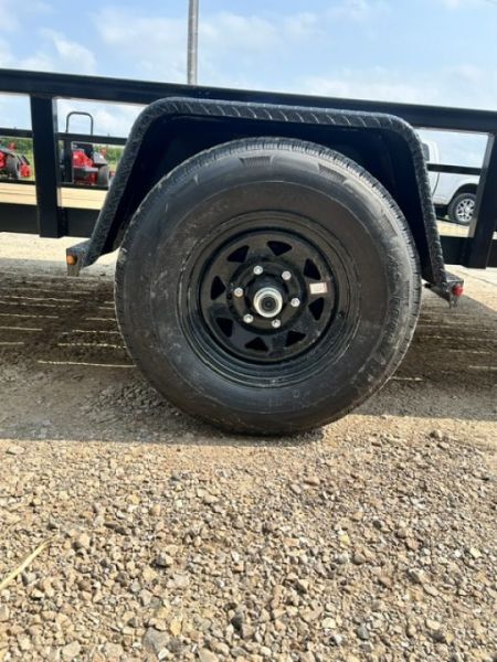 New 2027 H&H Trailers 82"X14' Rail Side Dovetail W/ BRAKES 5k gvwr Utility Trailer