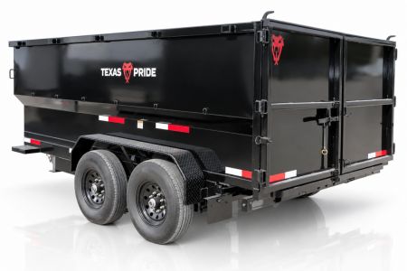 New 2026 Texas Pride Trailers 7x14x4 Bumper Pull Dump Trailer