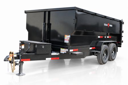 New 2026 Texas Pride Trailers 7x14x4 Bumper Pull Dump Trailer