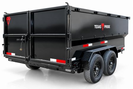 New 2026 Texas Pride Trailers 7x14x4 Bumper Pull Dump Trailer