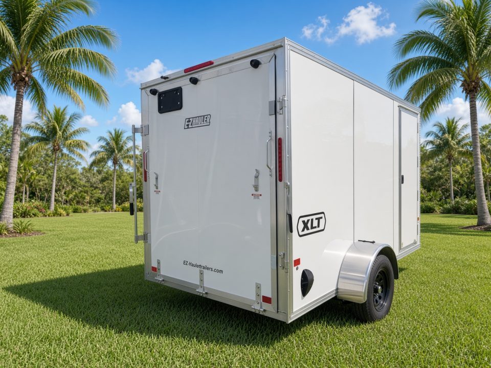 New 2026 6x12 Aluminum Enclosed Cargo Trailer | Ramp Door | One-Piece Roof Cargo / Enclosed Trailer