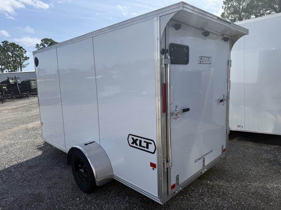 New 2026 Mission 6x12 All-Aluminum Cargo Trailer | Rear Ramp Door with Canopy