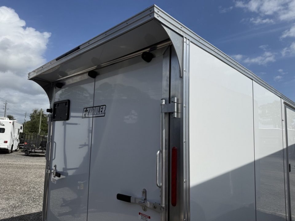New 2026 Mission 6x12 All-Aluminum Cargo Trailer | Rear Ramp Door with Canopy