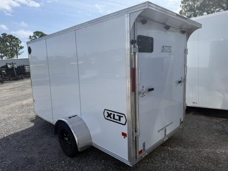 New 2026 Mission 6x12 All-Aluminum Cargo Trailer | Rear Ramp Door with Canopy