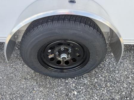 New 2026 Mission 6x12 All-Aluminum Cargo Trailer | Rear Ramp Door with Canopy