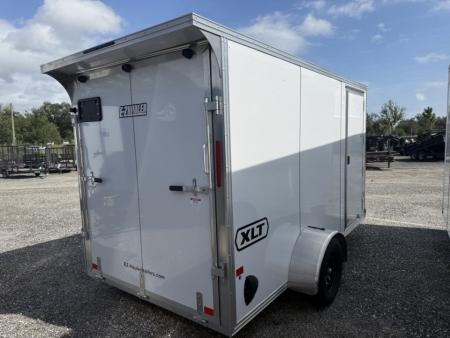 New 2026 Mission 6x12 All-Aluminum Cargo Trailer | Rear Ramp Door with Canopy