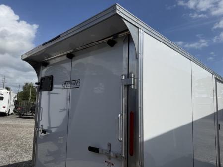 New 2026 Mission 6x12 All-Aluminum Cargo Trailer | Rear Ramp Door with Canopy