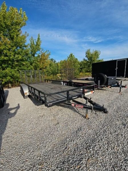 Used 2020 PJ Trailers UL182 82 x 18 (16+2) 7K Utility Trailer