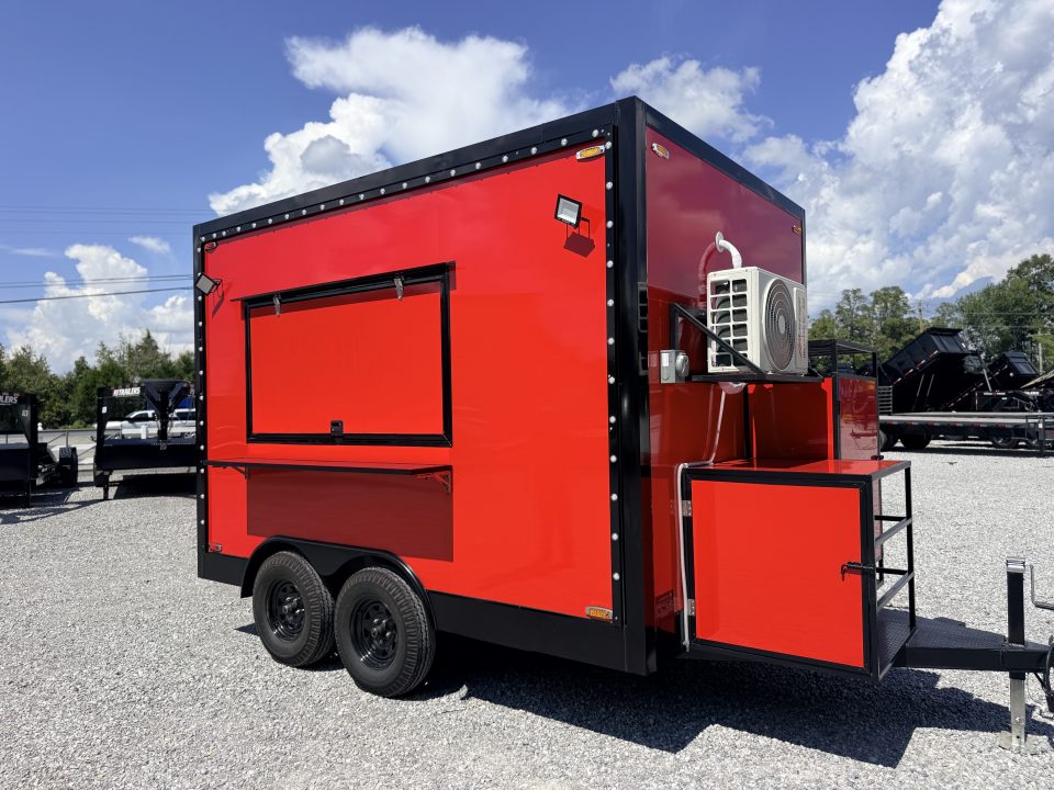 New 2026 Other 8.5X12 TA CONCESSION TRAILER FULLY EQUIPPED (FIRE SUPRESSION) BLACKOUT Concession