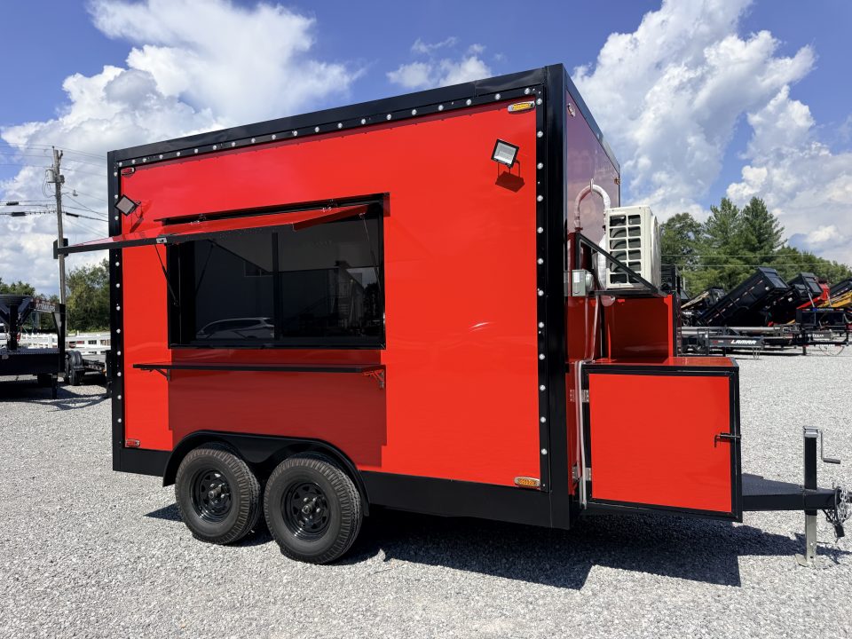 New 2026 Other 8.5X12 TA CONCESSION TRAILER FULLY EQUIPPED (FIRE SUPRESSION) BLACKOUT Concession