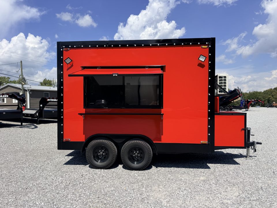 New 2026 Other 8.5X12 TA CONCESSION TRAILER FULLY EQUIPPED (FIRE SUPRESSION) BLACKOUT Concession