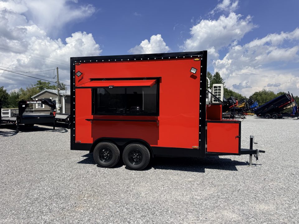 New 2026 Other 8.5X12 TA CONCESSION TRAILER FULLY EQUIPPED (FIRE SUPRESSION) BLACKOUT Concession
