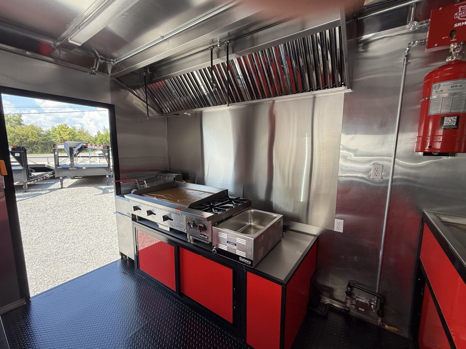 New 2026 Other 8.5X12 TA CONCESSION TRAILER FULLY EQUIPPED (FIRE SUPRESSION) BLACKOUT Concession