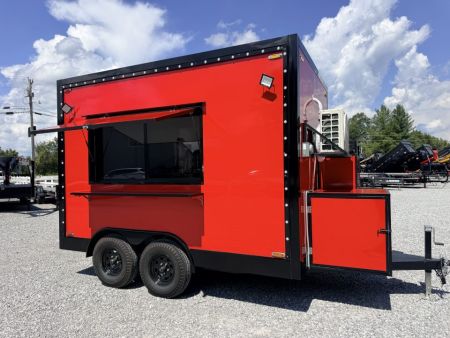 New 2026 Other 8.5X12 TA CONCESSION TRAILER FULLY EQUIPED (FIRE SUPRESSION) BLACKOUT Concession