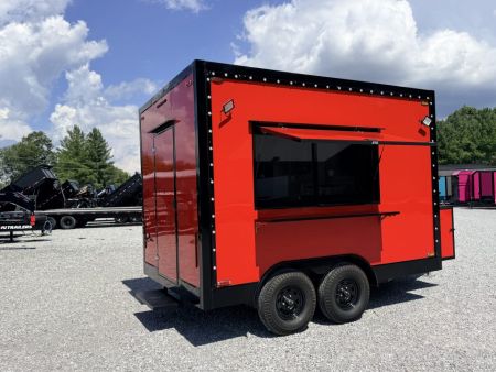 New 2026 Other 8.5X12 TA CONCESSION TRAILER FULLY EQUIPPED (FIRE SUPRESSION) BLACKOUT Concession