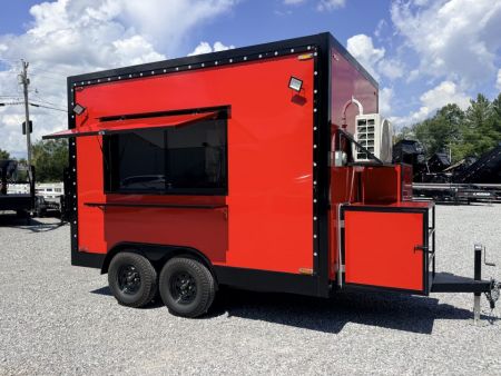New 2026 Other 8.5X12 TA CONCESSION TRAILER FULLY EQUIPPED (FIRE SUPRESSION) BLACKOUT Concession