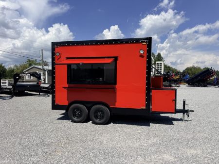 New 2026 Other 8.5X12 TA CONCESSION TRAILER FULLY EQUIPPED (FIRE SUPRESSION) BLACKOUT Concession