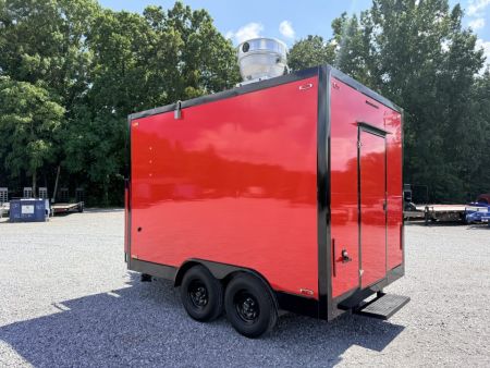 New 2026 Other 8.5X12 TA CONCESSION TRAILER FULLY EQUIPPED (FIRE SUPRESSION) BLACKOUT Concession