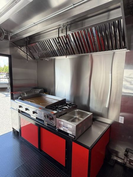 New 2026 Other 8.5X12 TA CONCESSION TRAILER FULLY EQUIPPED (FIRE SUPRESSION) BLACKOUT Concession