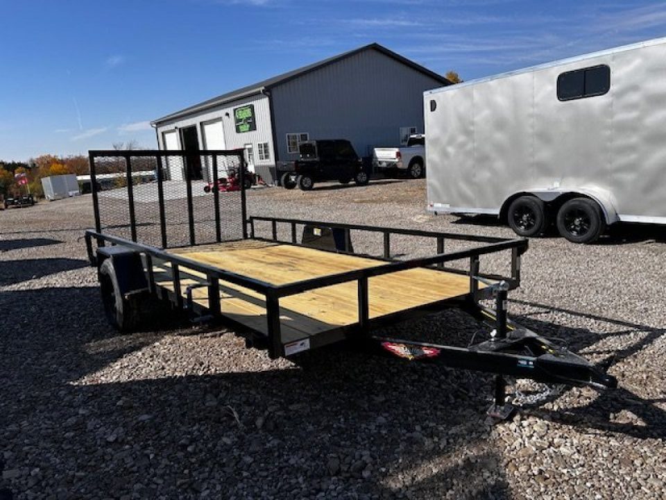 New 2027 H&H Trailers 82"X14' Rail Side Utility 2990k gvwr Utility Trailer