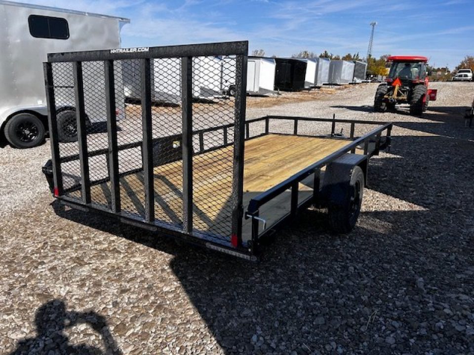 New 2027 H&H Trailers 82"X14' Rail Side Utility 2990k gvwr Utility Trailer