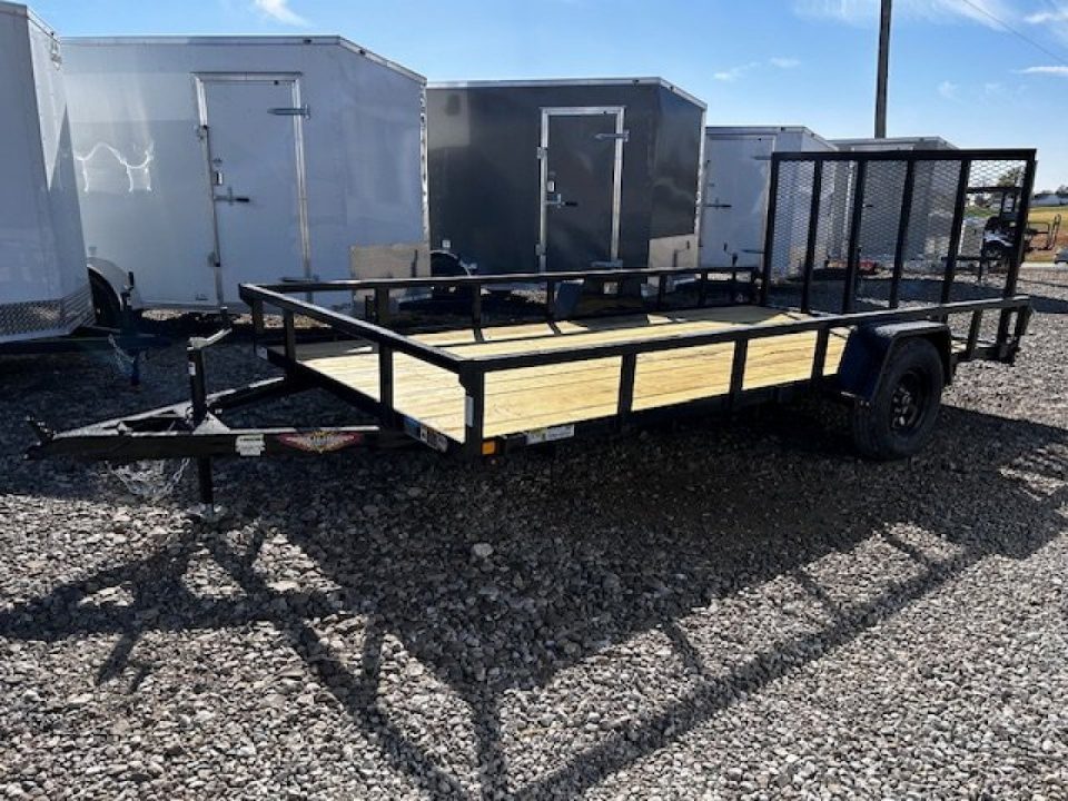 New 2027 H&H Trailers 82"X14' Rail Side Utility 2990k gvwr Utility Trailer