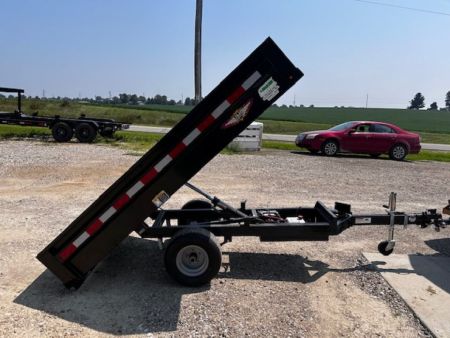 New 2026 H&H Trailers 54"X8' Homeowner W/SPARE Dump Trailer