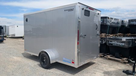 New 2027 LEGEND 6x12 + 1' V Thunder V-Nose Cargo Trailer w/ Ramp