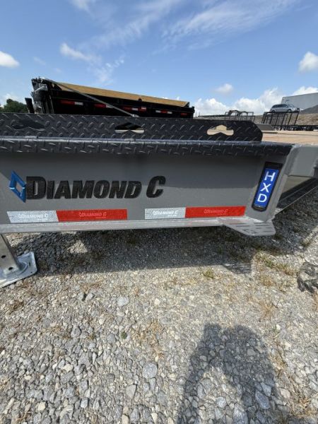 New 2027 Diamond C HXD 207 Tilt Trailer, 102” WIDE, DRIVE OVER FENDERS, WINCH PLATE AND ROLLER